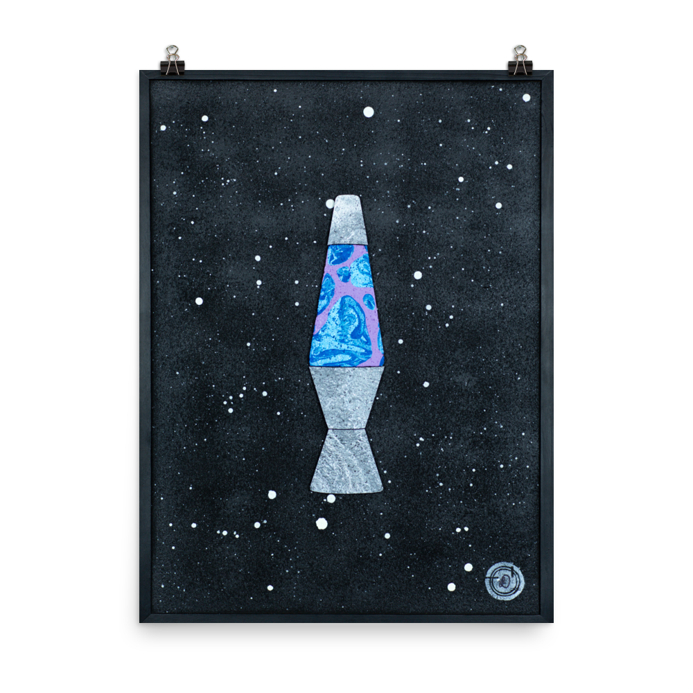 Lava Lamp In Space – Poster